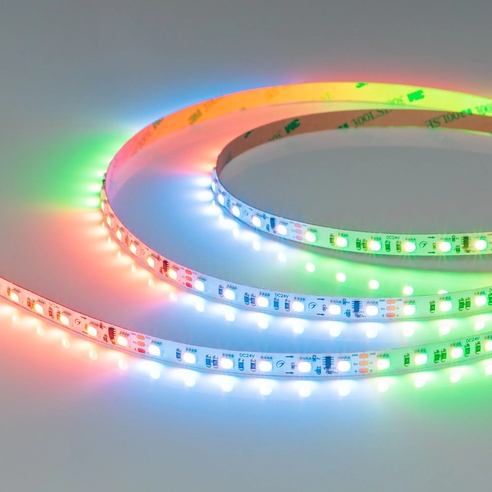 Лента SPI-H84-8mm 24V RGBW-Day-PX6 (22 W/m, IP20, 4040, 5m) (Arlight, -)