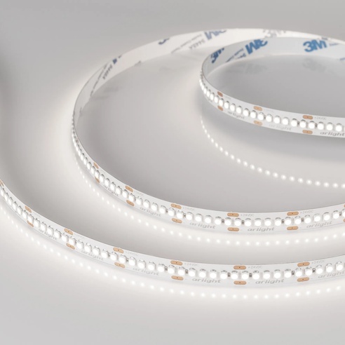 Лента светодиодная RT-A240-10mm 24V Day5000 (19.2 W/m, IP20, 3528, 5m) (Arlight, Открытый)