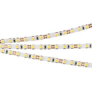 Лента светодиодная RT-A120-5mm 12V White6000 (9.6 W/m, IP20, 2835, 5m) (Arlight, 9.6 Вт/м, IP20)