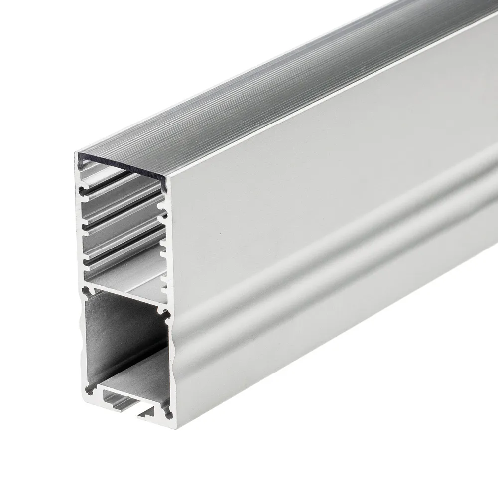 Профиль с экраном ALU-POWER-S30-2000 ANOD+CLEAR-P (Arlight, Алюминий) - изображение товара