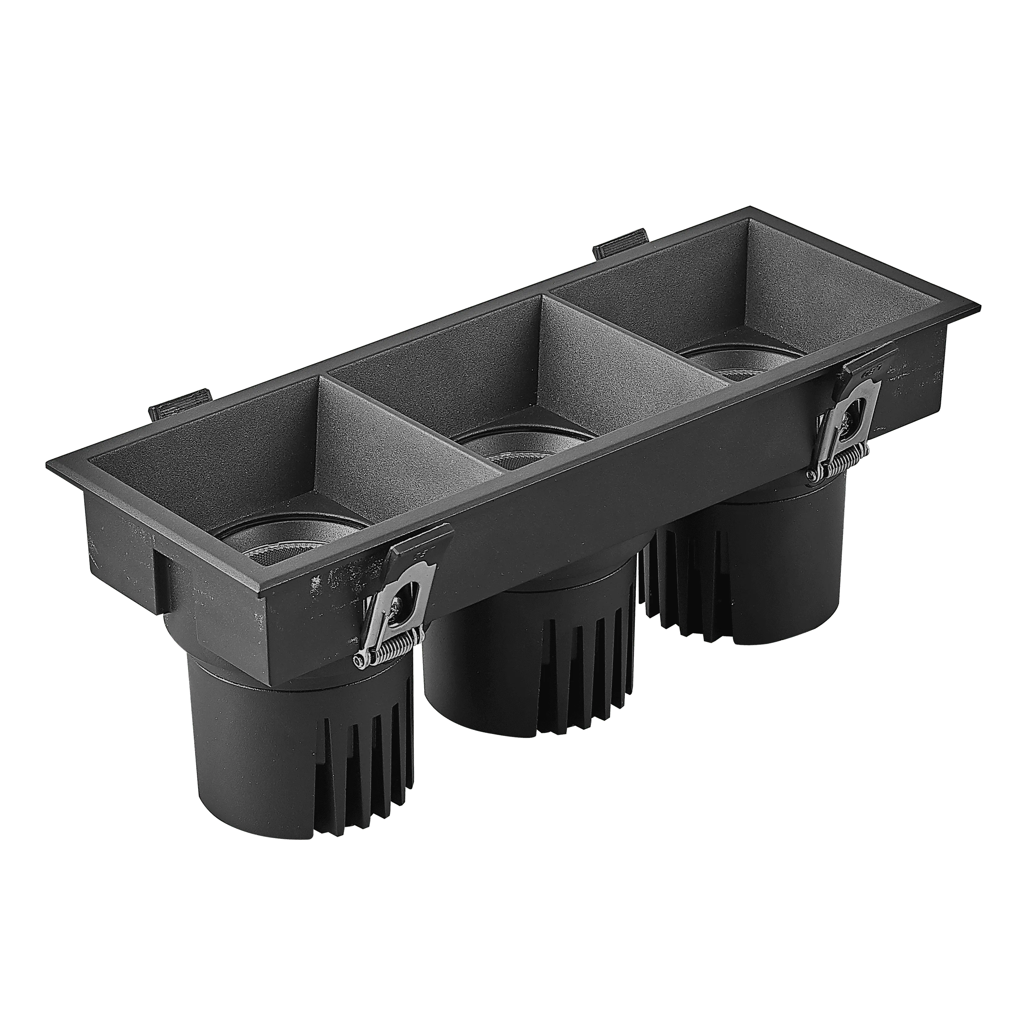 Светильник MS-FLOW-BUILT-S230x85-3x6W Warm3000 (BK, 55 deg, 230V) (Arlight, IP20 Металл, 5 лет)