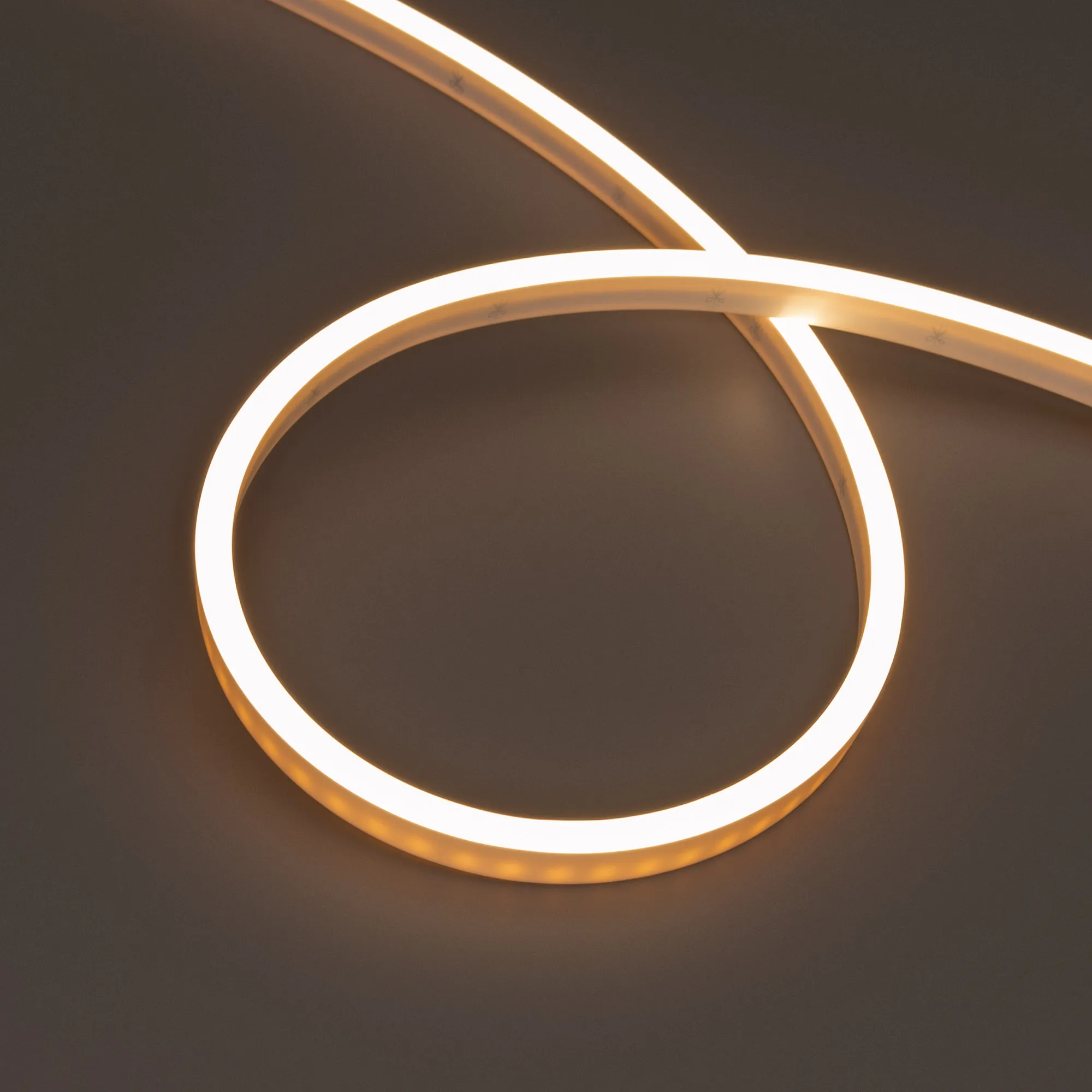 Лента герметичная WAVE-SIDE-PU-A120-06x12mm 24V Warm3000 (8 W/m, IP68, 1m, wire x1) (Arlight, Вывод боковой, 3 года)