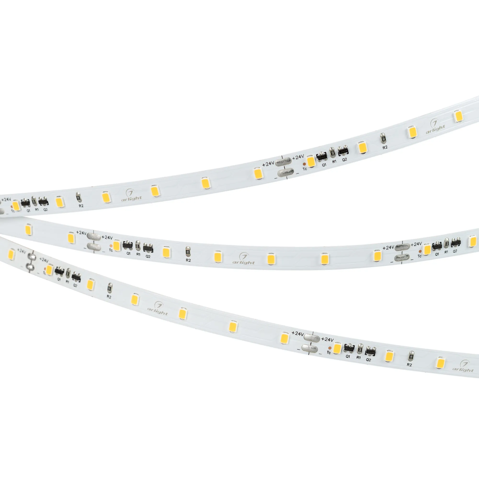Лента светодиодная IC-A60-8mm 24V Warm3000 (4.8 W/m, IP20, 2835, 10m) (Arlight, стабилизированная) - изображение товара