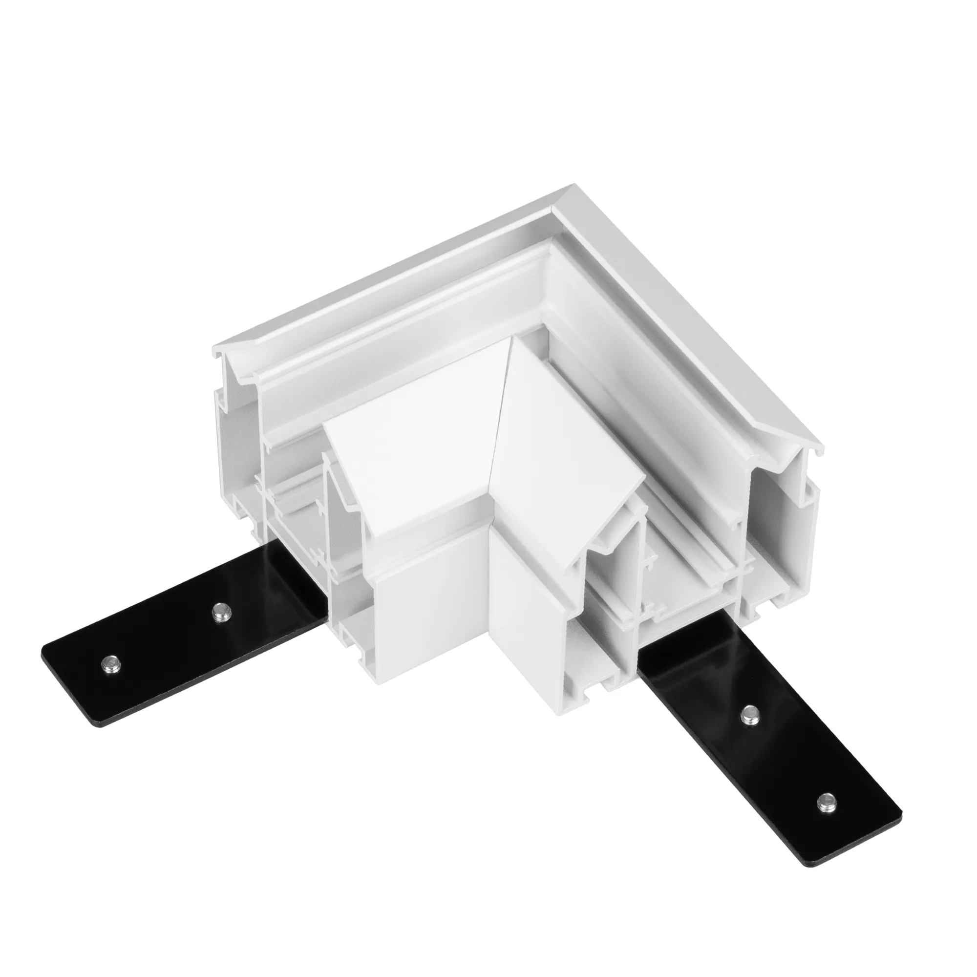 Коннектор угловой MAG-ORIENT-CON-2653-STR-G-L90 (WH) (Arlight, IP20 Металл, 3 года) - изображение товара