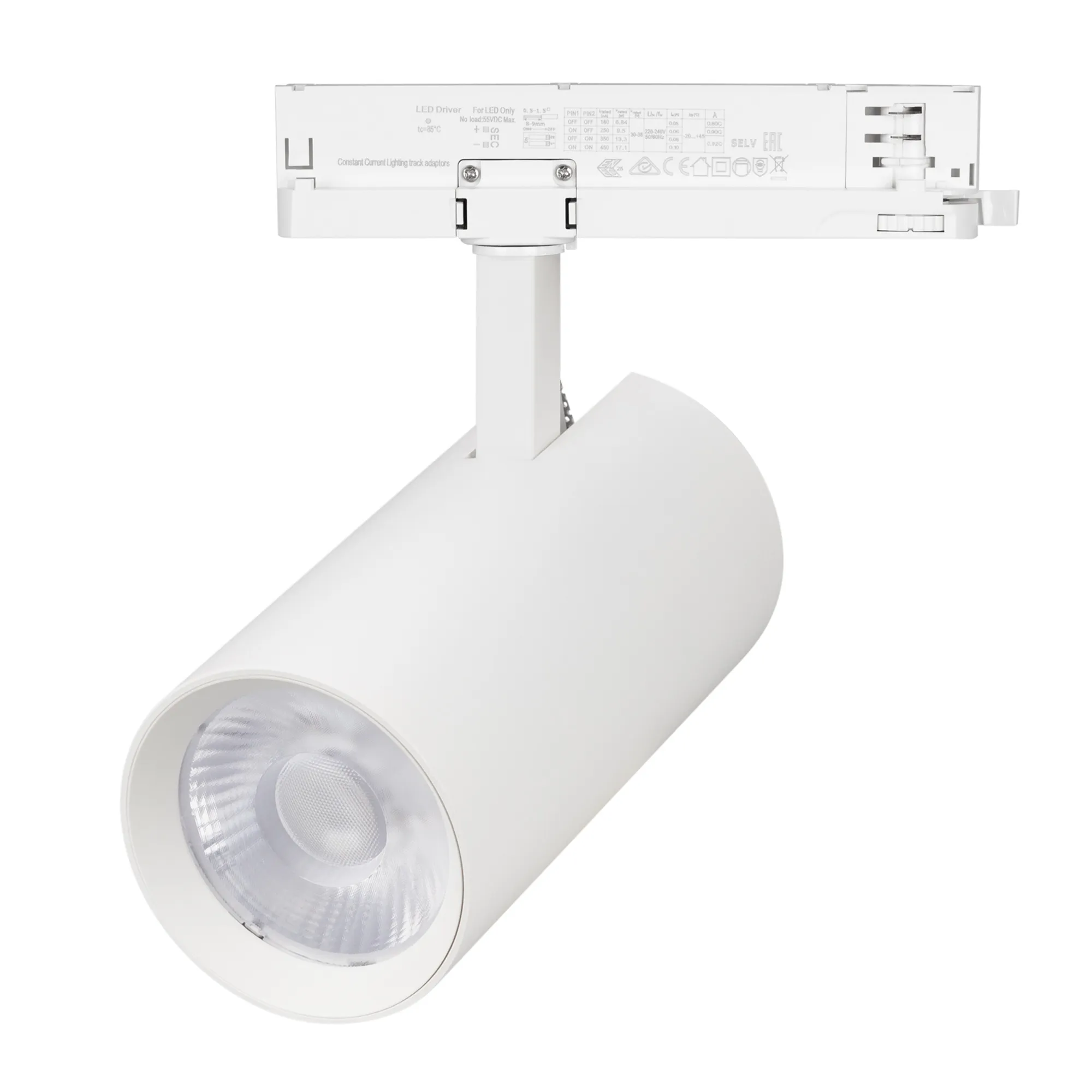 Светильник LGD-GERA-4TR-R90-30W Day4000 (WH, 24 deg, 230V, DALI) (Arlight, IP20 Металл, 5 лет)