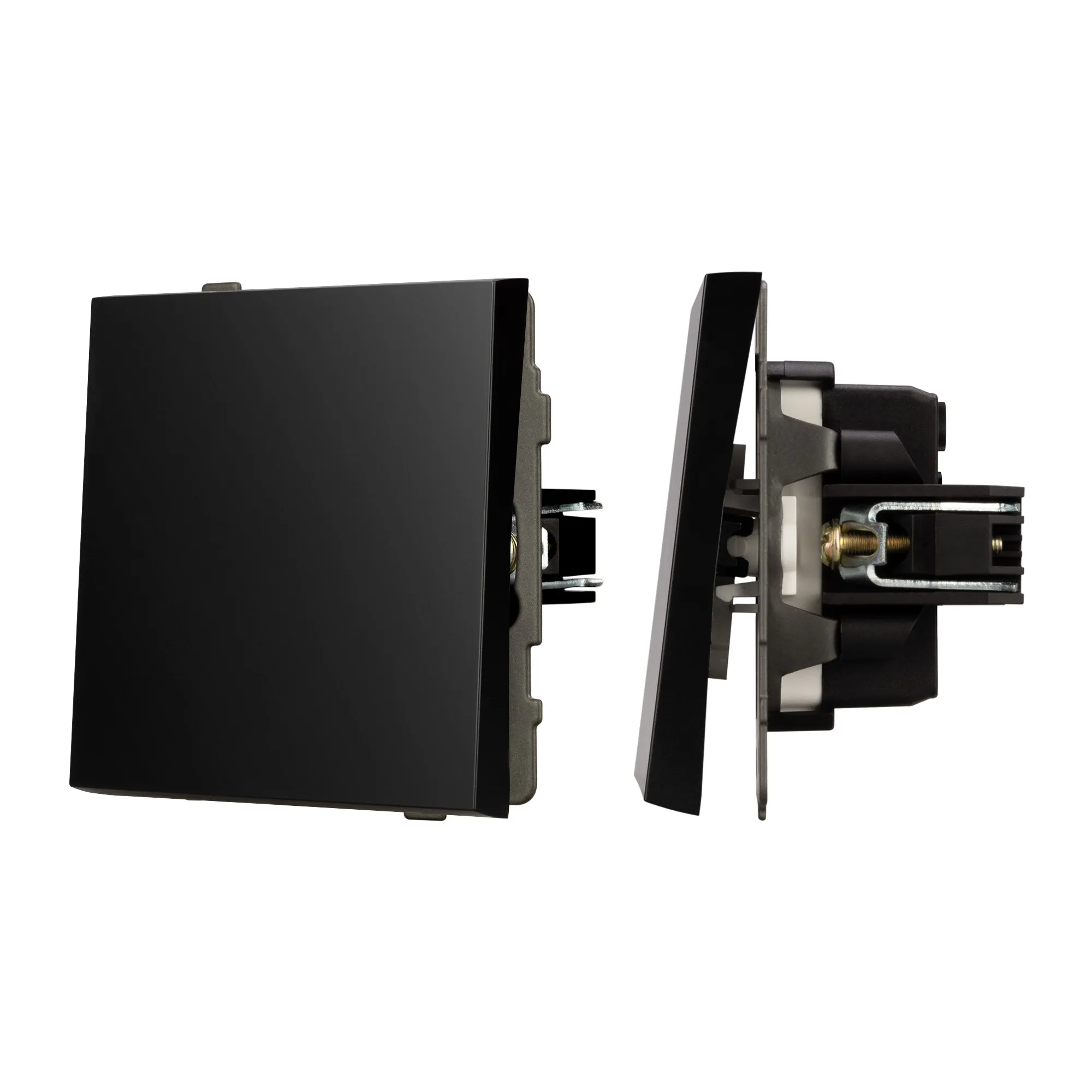 Механизм выключателя одноклавишный непроходной SWT-TENDO-MK01-PL-BK (230V, 10A) (Arlight, -) - изображение товара